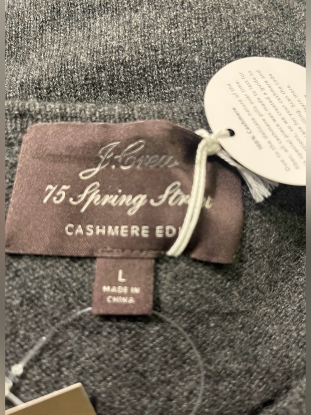 J.Crew Spring Street long-sleeve cashmere sweater-dress - Picture 6 of 9